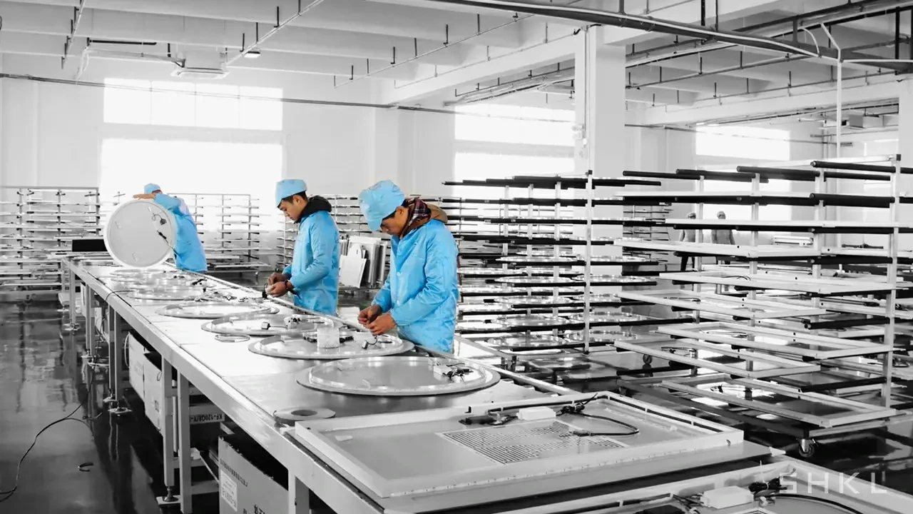 Smart LED mirror with anti fog and touch sensor for Jeddah commercial bathrooms | مرايا LED ذكية بتقنية منع الضباب وحساس لمس لحمامات جدة التجارية