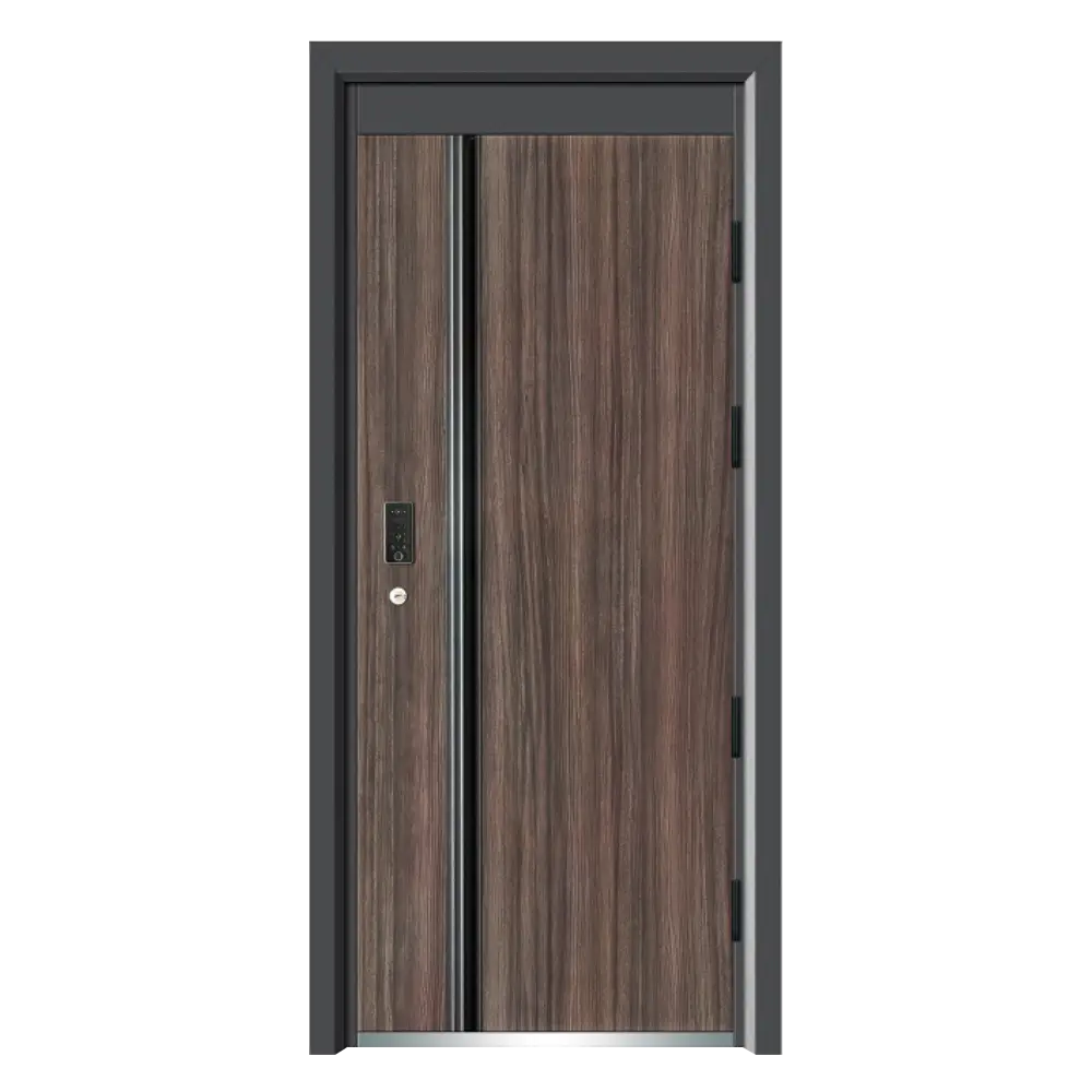 Quality Zonle Brand Zonle Doors Exterior House Desigen Door with Side Post 2