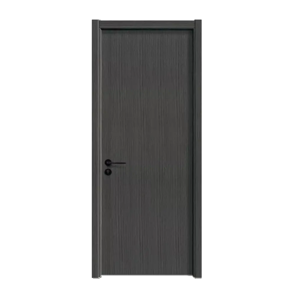 Quality Zonle Brand ZL-T55A Gray Solid Wood Doors with Side Post 2