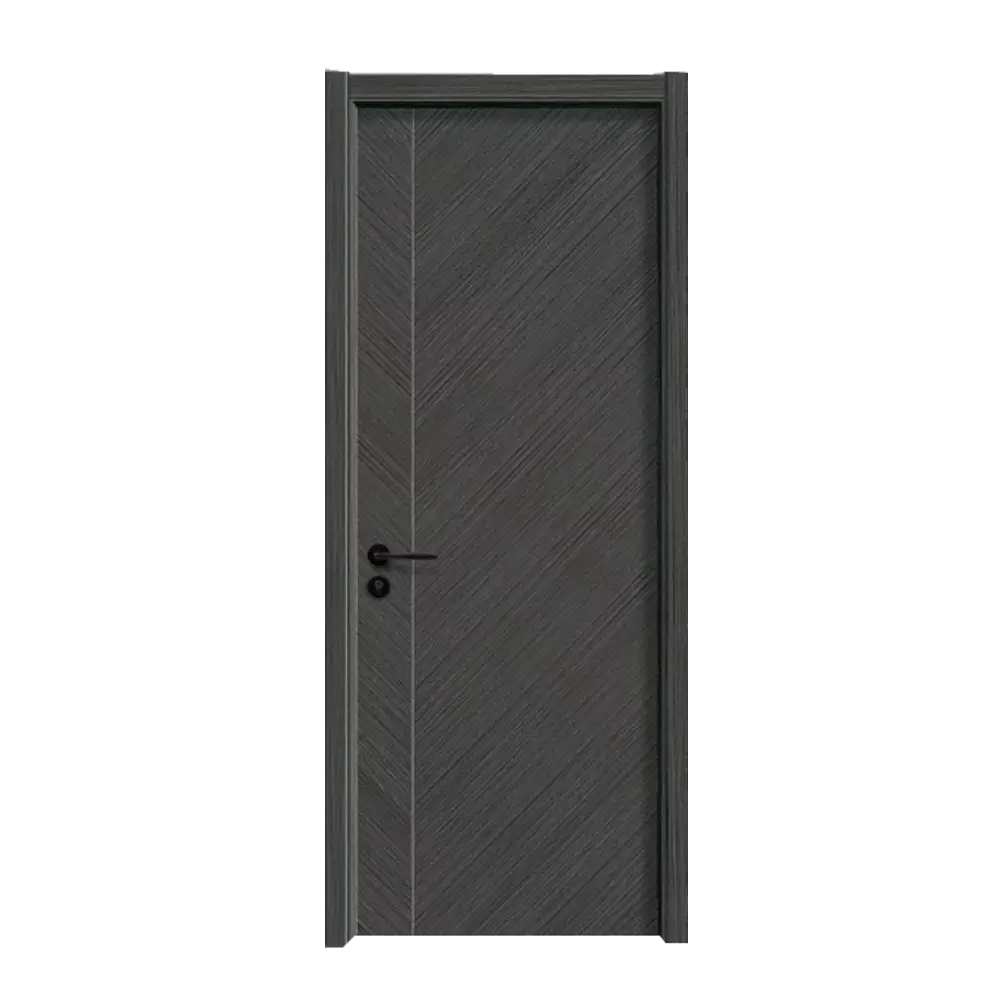 Guangxi Paint-free/Painting Light Wood Door Swing Zonle Company 2