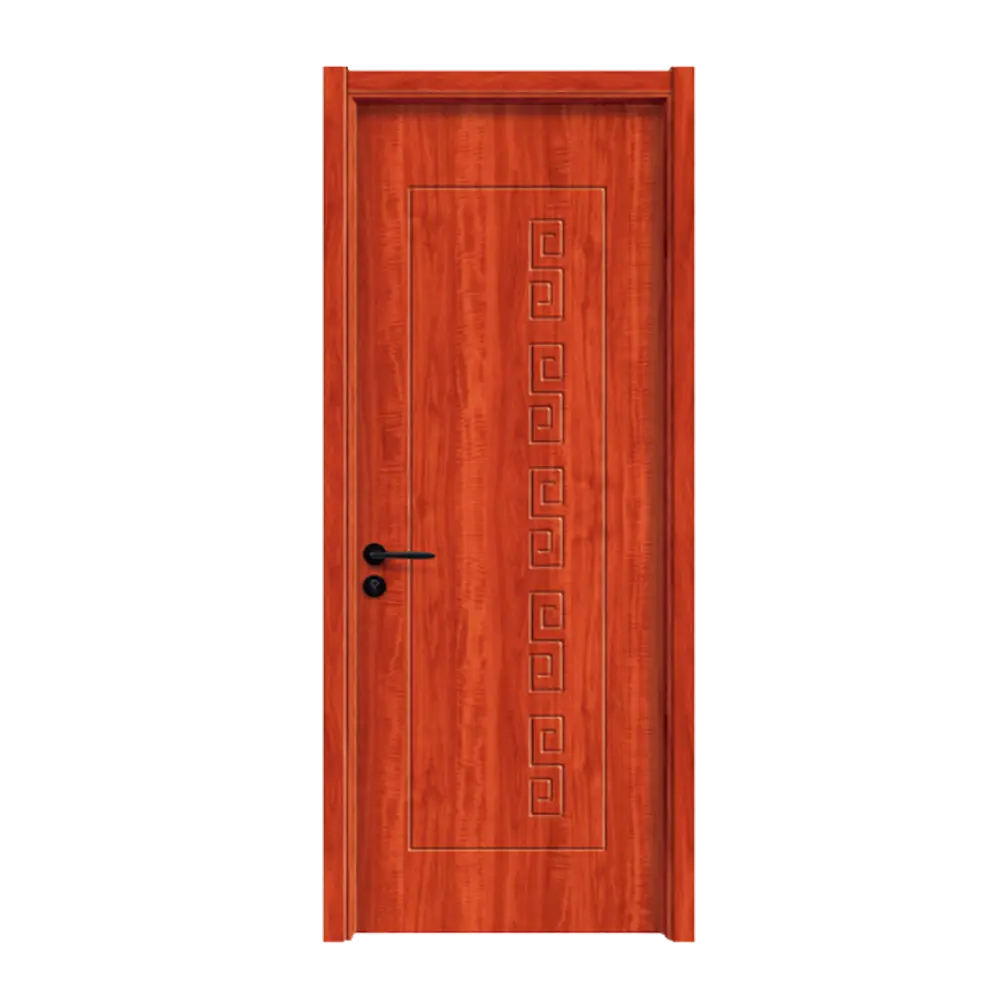 Zonle Black Solid Wood Doors Dwg - Finished 3