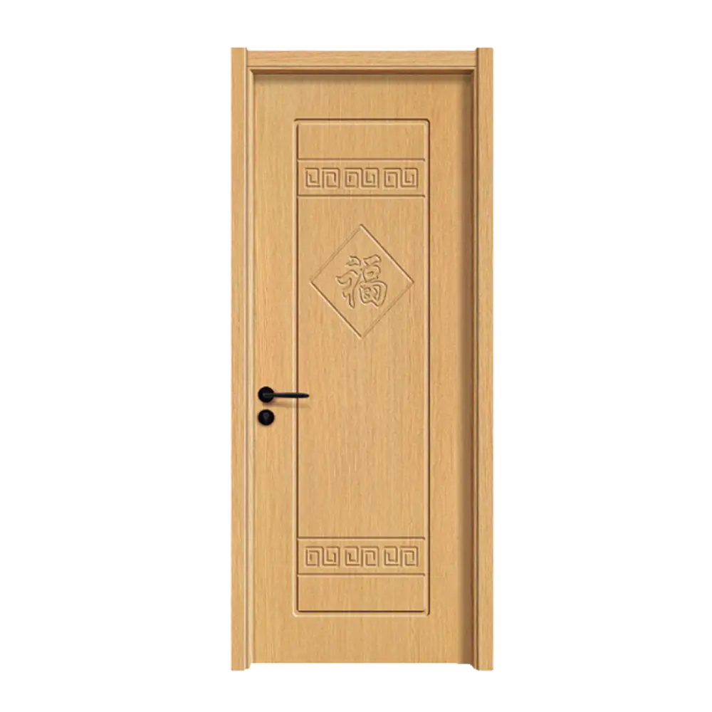 Zonle Black Solid Wood Doors Dwg - Finished 2