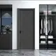 Guangxi Paint-free/Painting Light Wood Door Swing Zonle Company 3