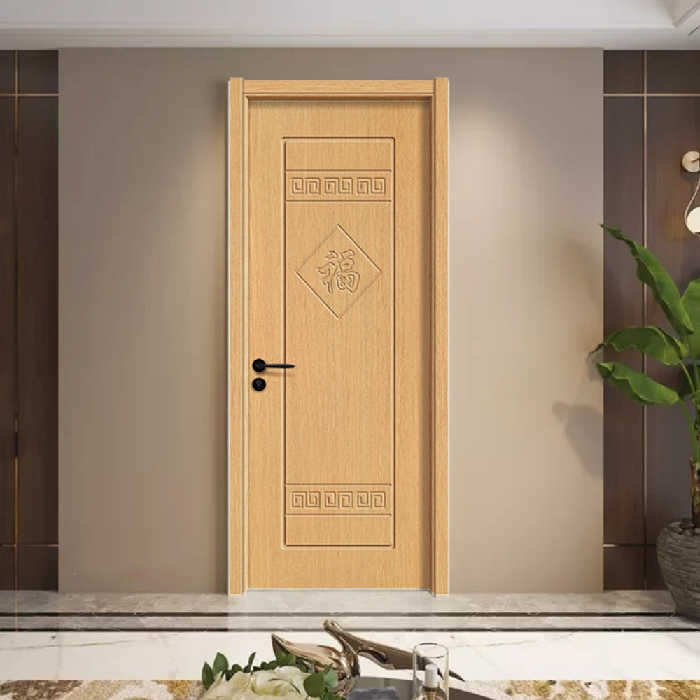 Zonle Black Solid Wood Doors Dwg - Finished - Zonle, image size:1000x1000