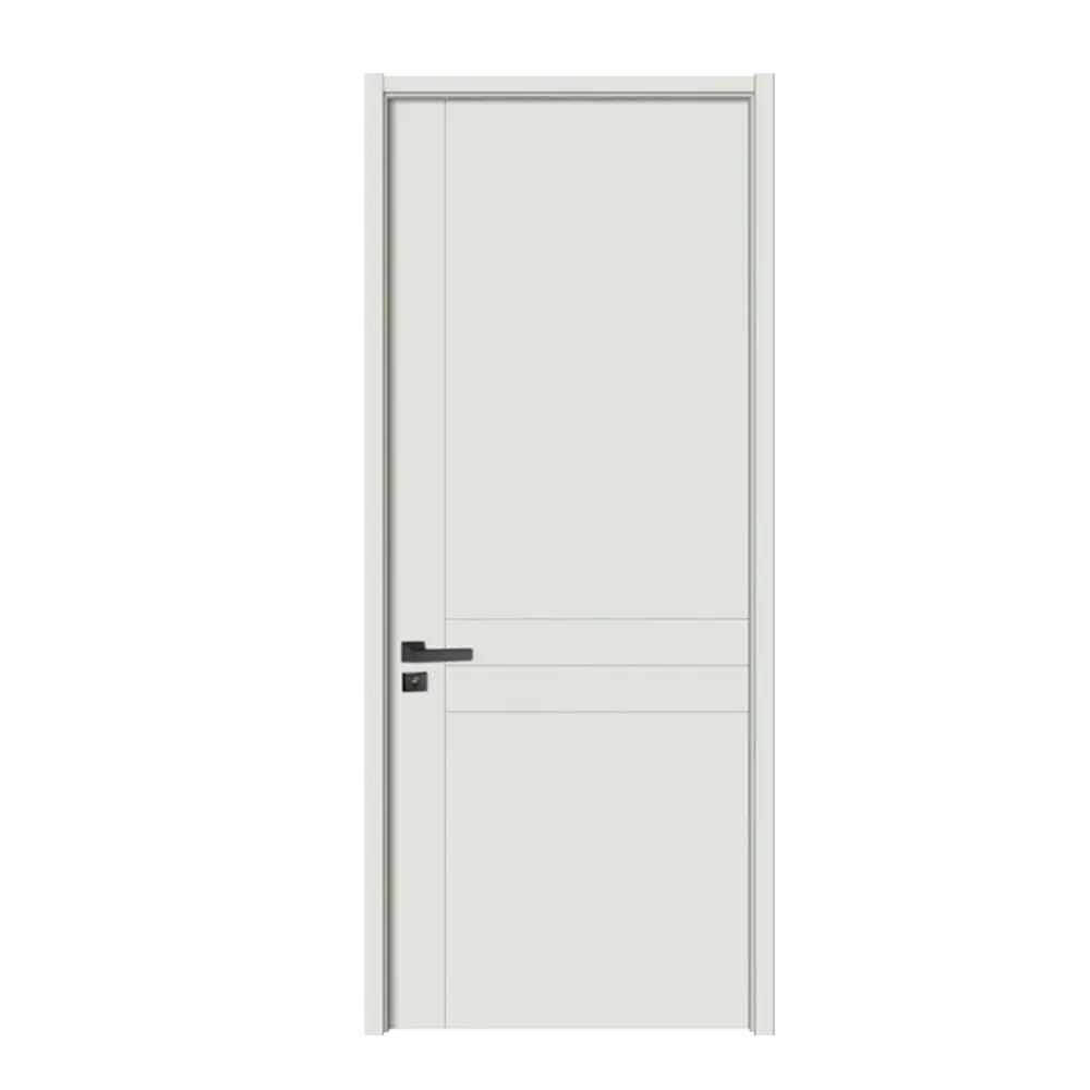 Solid Wood ZL-WPKQ17 Wood Grain Hard Wood Doors Zonle Brand 3