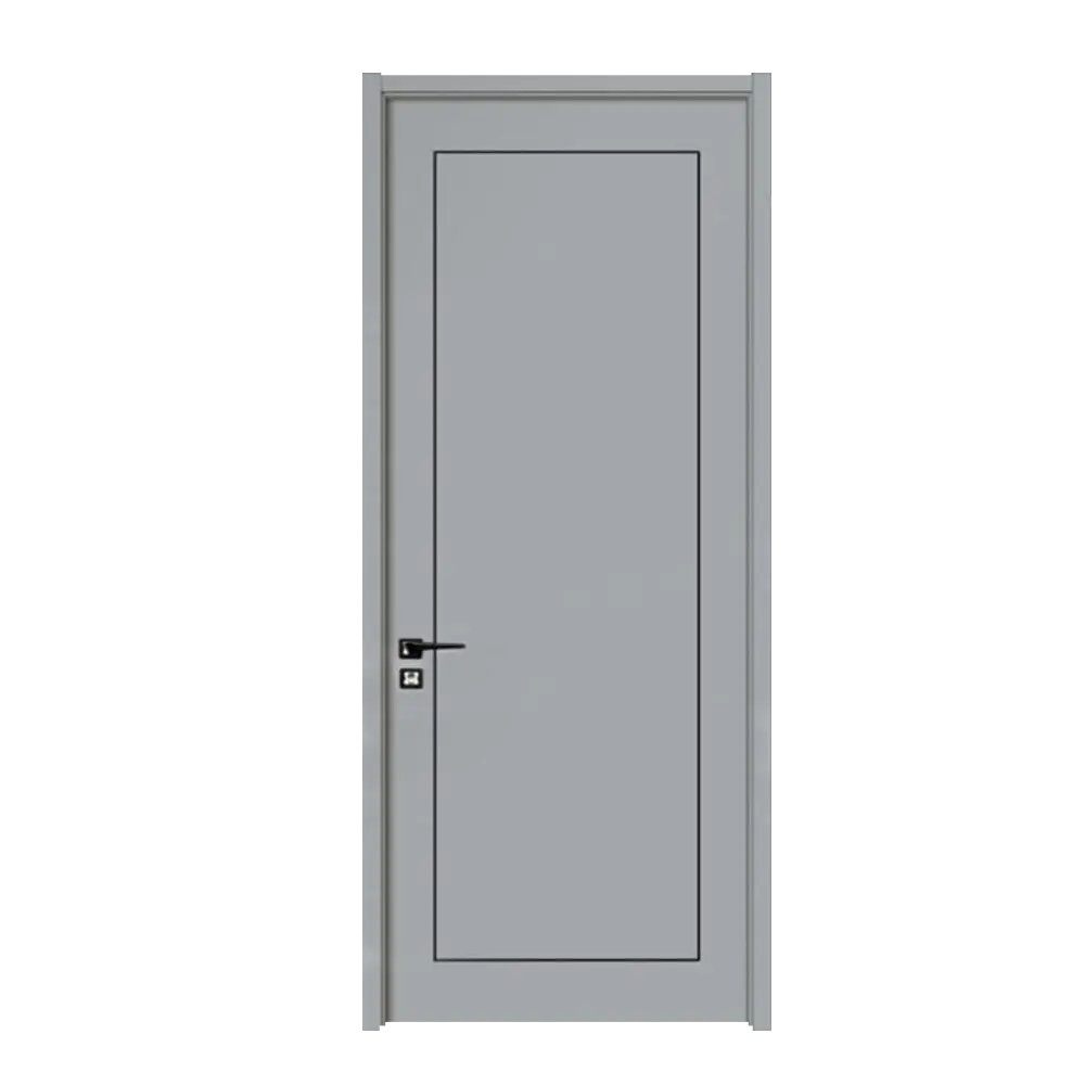 Zonle Brand ZL-WPKQ20 Zonle Doors Zhejiang Black Solid Wood Doors Outer 4