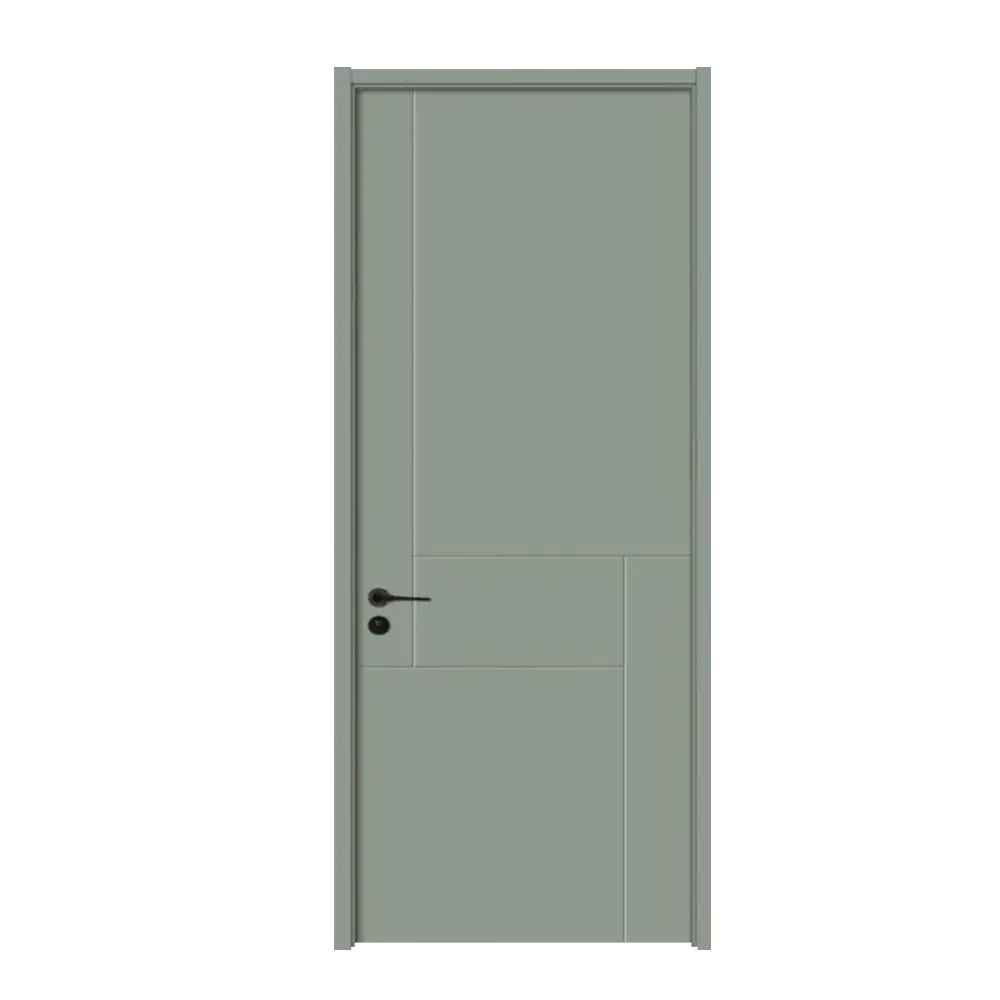 Swing Wpc Unequal Doors Factories ZL010 Zonle Doors Zonle Company 2