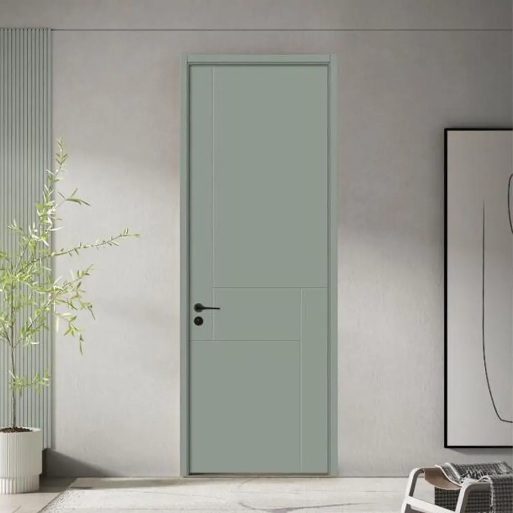 Swing Wpc Unequal Doors Factories ZL010 Zonle Doors Zonle Company 3
