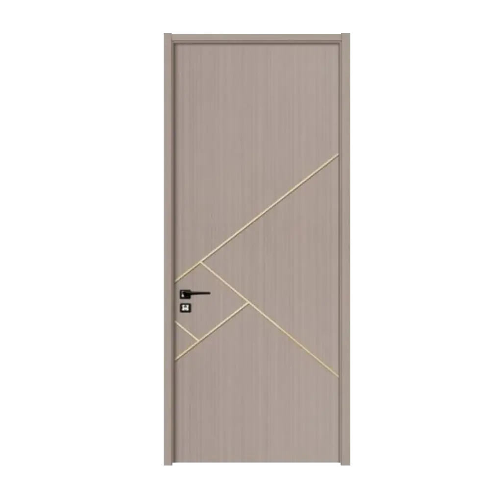 Quality Zonle Brand Finished Solid Solid Wood Doors with Door Frame 3