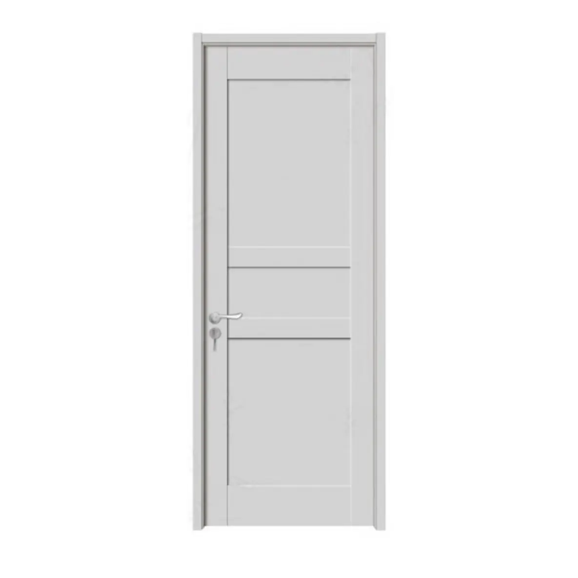 Quality Brand Finished Zonle Doors Waterproof Wpc Interior Doors for Project 2