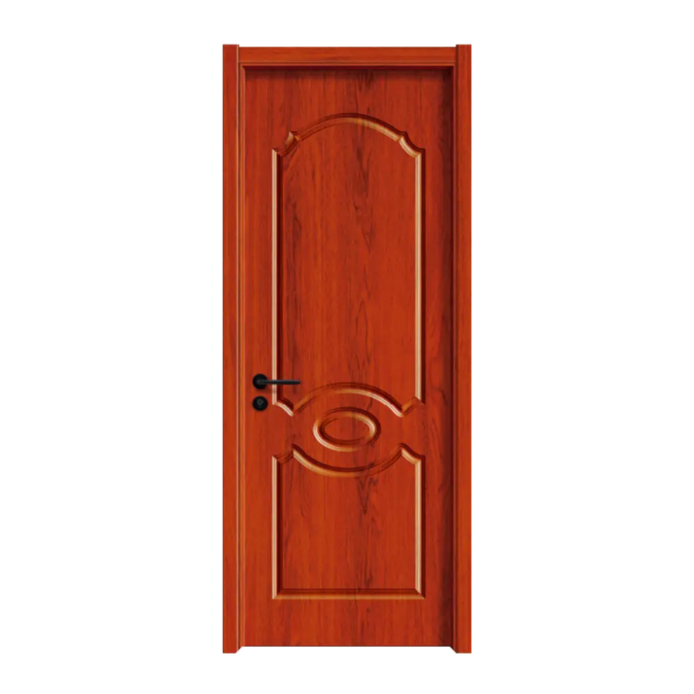 Solid Wood/MDF/HDF/Plywood/Composite Door 8864 China Zonle Brand Wood Door Construction Factory 2