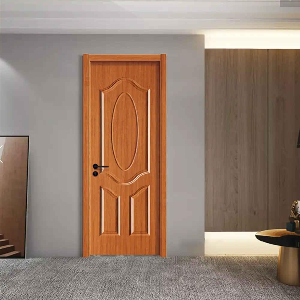 Custom Paint-free/Painting Melamine MDF Interior Wooden Doors for Entry Entrance Door Zonle 3