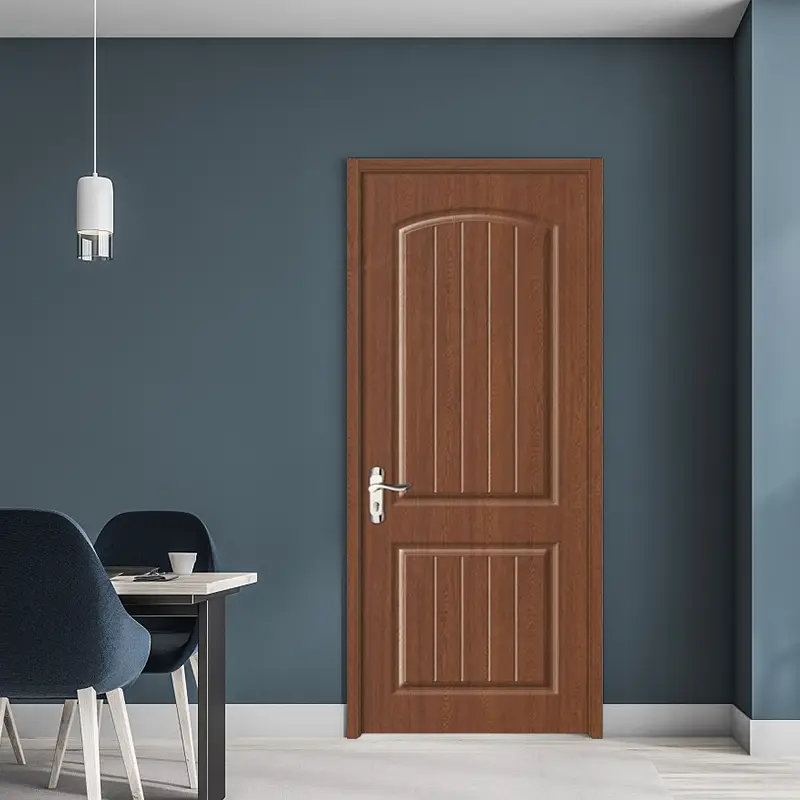 Zonle Brand Guangxi Entrance Door Cheap Wpc Door with Lock Manufacture 3