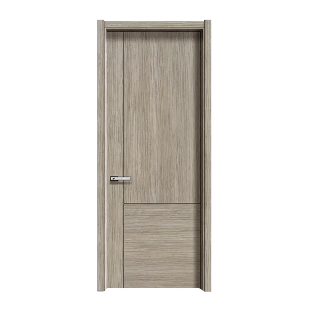 Brand China Chinese Solid Wood Glass Door Paint-free/Painting Factory 2