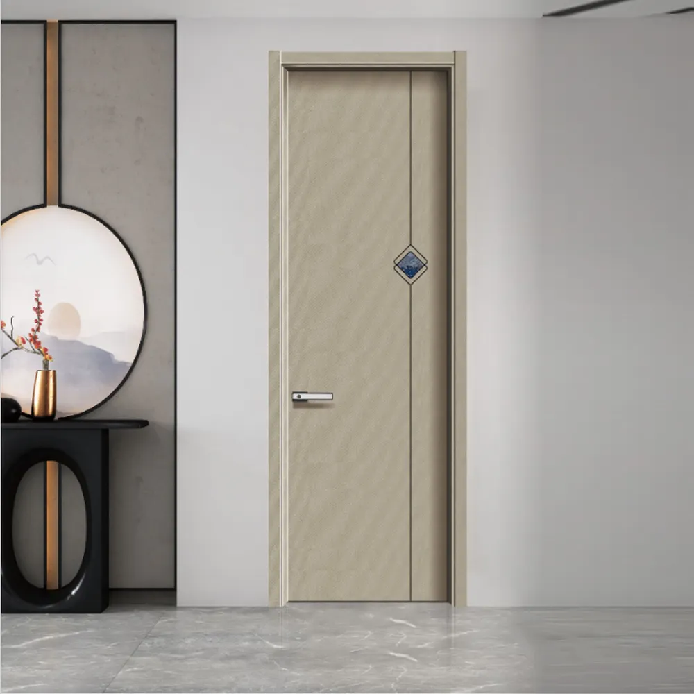 - Indoor Solid Doors with Door Jamb Guangxi WD1003 3