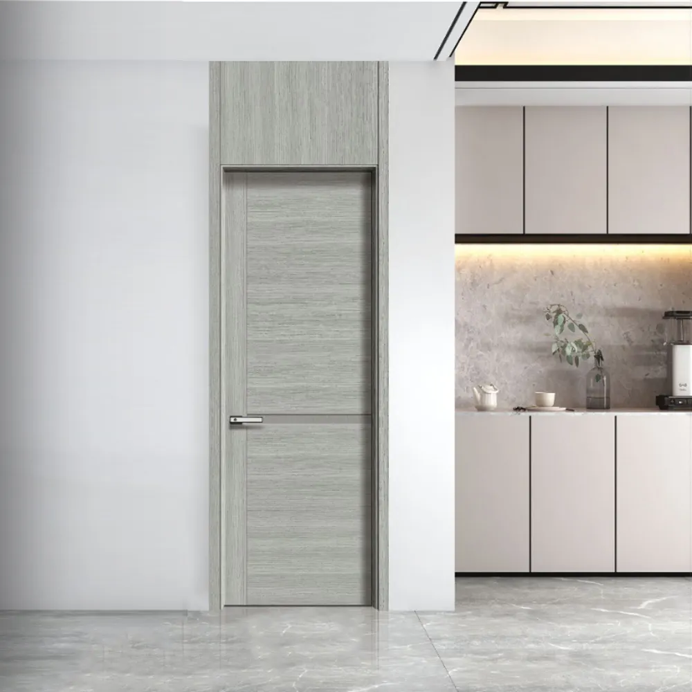 Swing Front Door Low Price Solid Wood Doors Wholesaler Paint-free/Painting 3