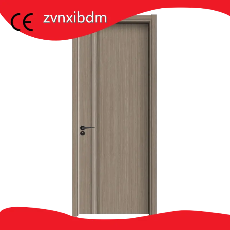 Solid Wood/MDF/HDF/Plywood/Composite Door Zonle Doors Guangxi Brand Sinlge Design Solid Wood D... 1