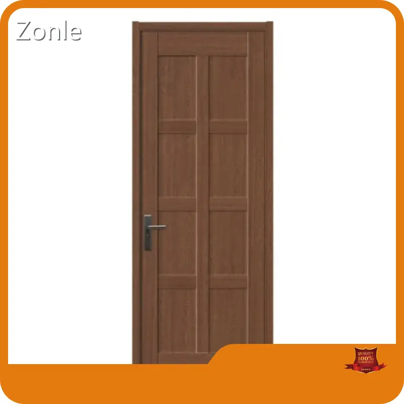 Wpc Outdoor Doors Factories Bedroom Finished Bulk Buy ZL005 Zonle 1