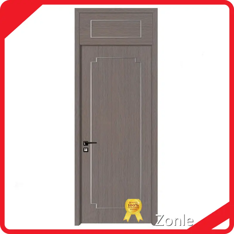 Zonle Paint-free/Painting China Sun Protection Wpc Indoor Doors 1