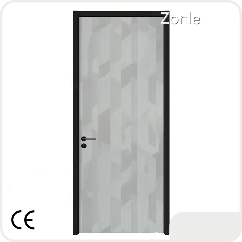 Zonle Wpc Brown Doors Manufacturers Paint-free/Painting - Zonle 1
