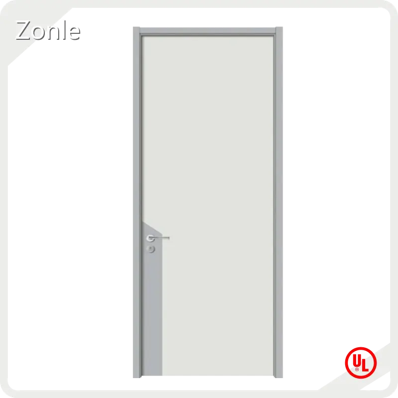 Solid Wood Finished Store House Wooden Doors Zonle 1