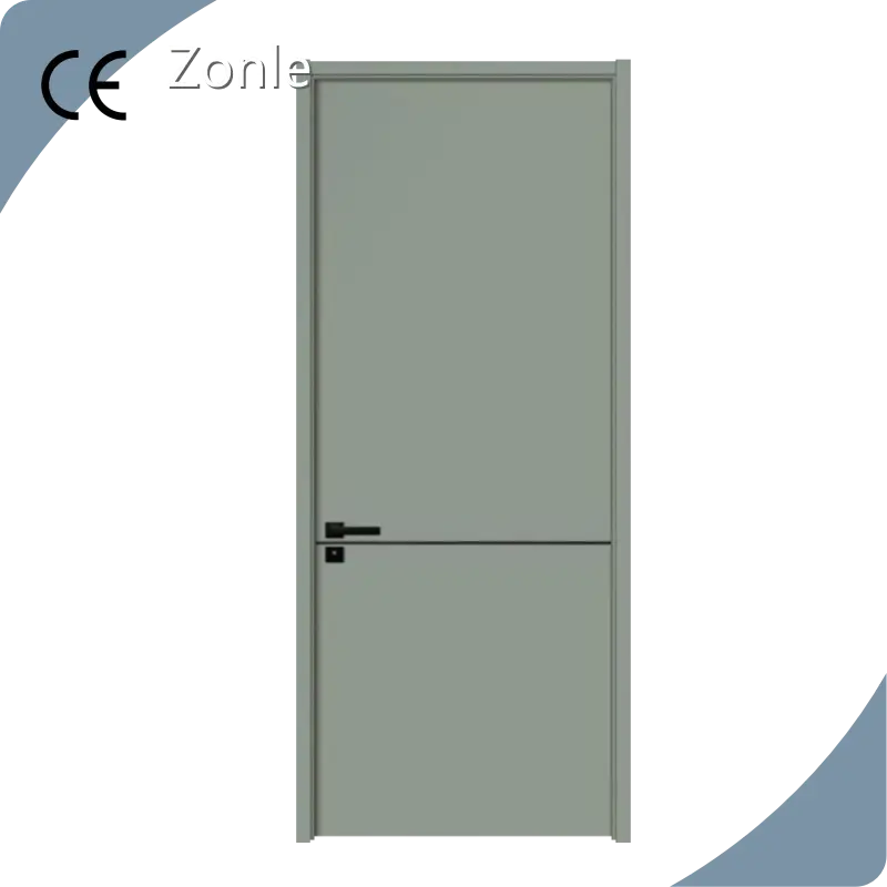 Swing Guangxi Customized Size and Color OEM Sound Control Water Proof Door with Door Head Zonle 1