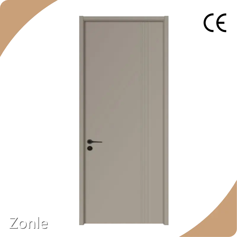 Solid Wood Zonle Doors Zhejiang Balcony Water Proof Doors Painting Zonle Company 1
