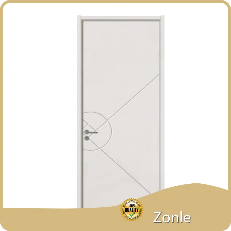 Finished Water Proof Entry Doors Price Solid Wood Outer Zonle Company 1