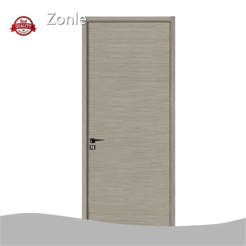 Zonle Brand Finished Guangxi Fiberglass Solid Wood Doors Zonle Doors Factory 1