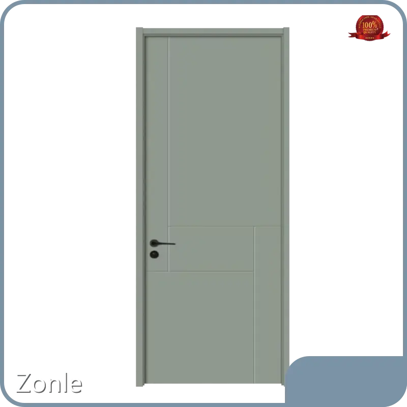 Outer Guangxi Zonle Doors Zonle Brand American Double Solid Wood Doors Factory 1