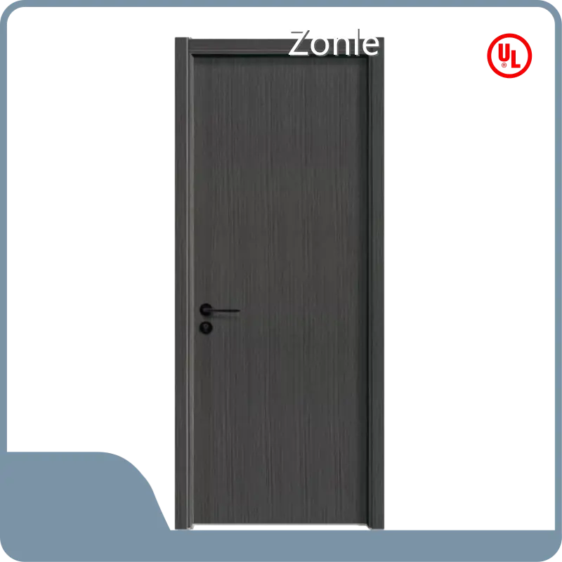 Quality Zonle Brand ZL-T55A Gray Solid Wood Doors with Side Post 1