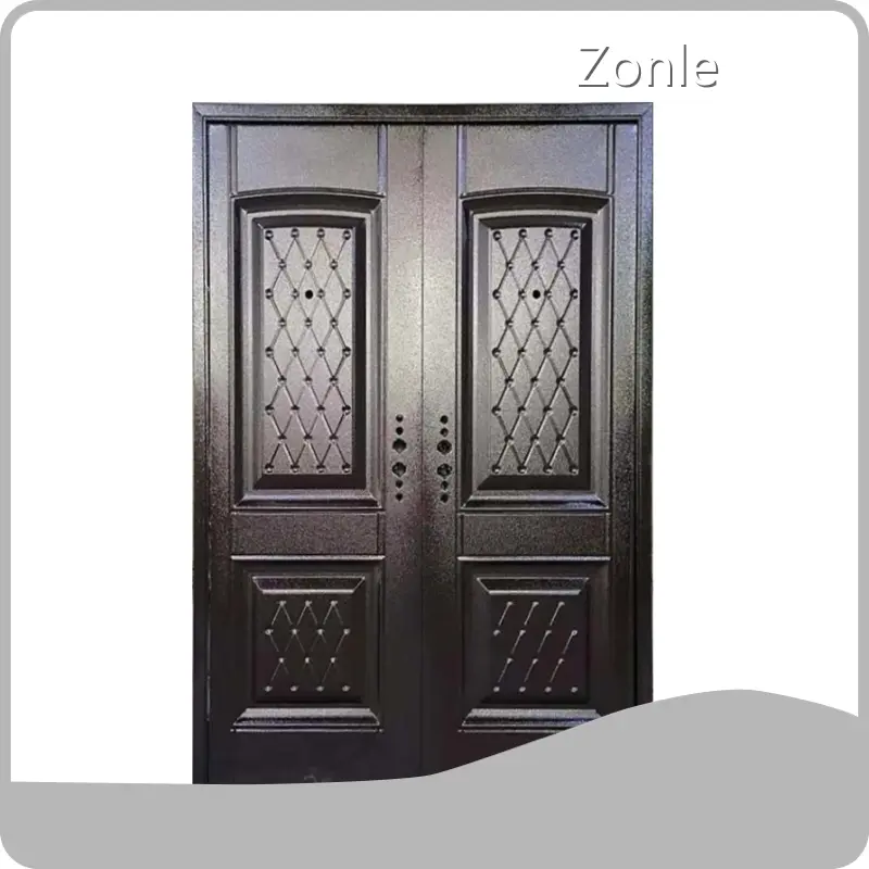 Zonle Doors AM-903 Pre-hung Metal Door with Hardware China Zonle Company 1