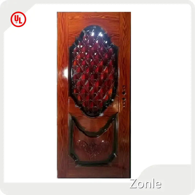 Zonle Brand China Swing Flush Front Door Dwg Zonle Doors 1
