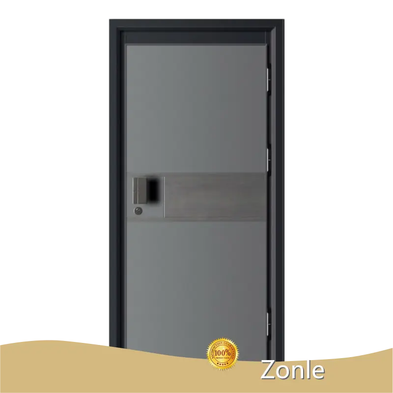 Steel Finished Tripoli Exterior Metal Door Zonle 1