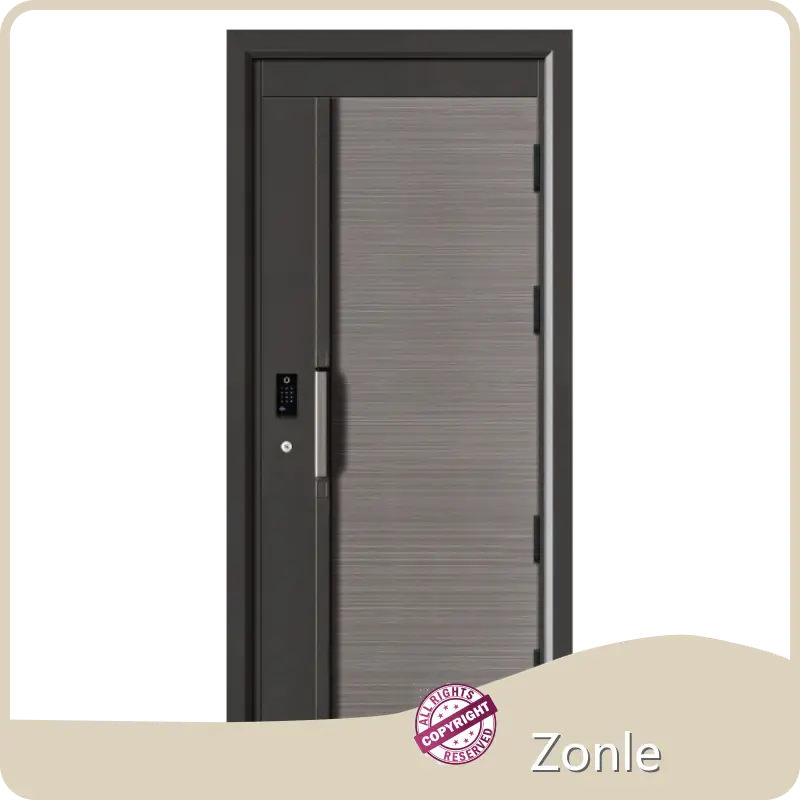 Quality Zonle Brand Zonle Doors Exterior House Desigen Door with Side Post 1