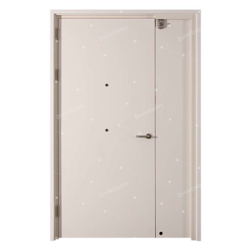 90 Minute Unequal Double Leaf Emergency Steel Fireproof External Doors ...