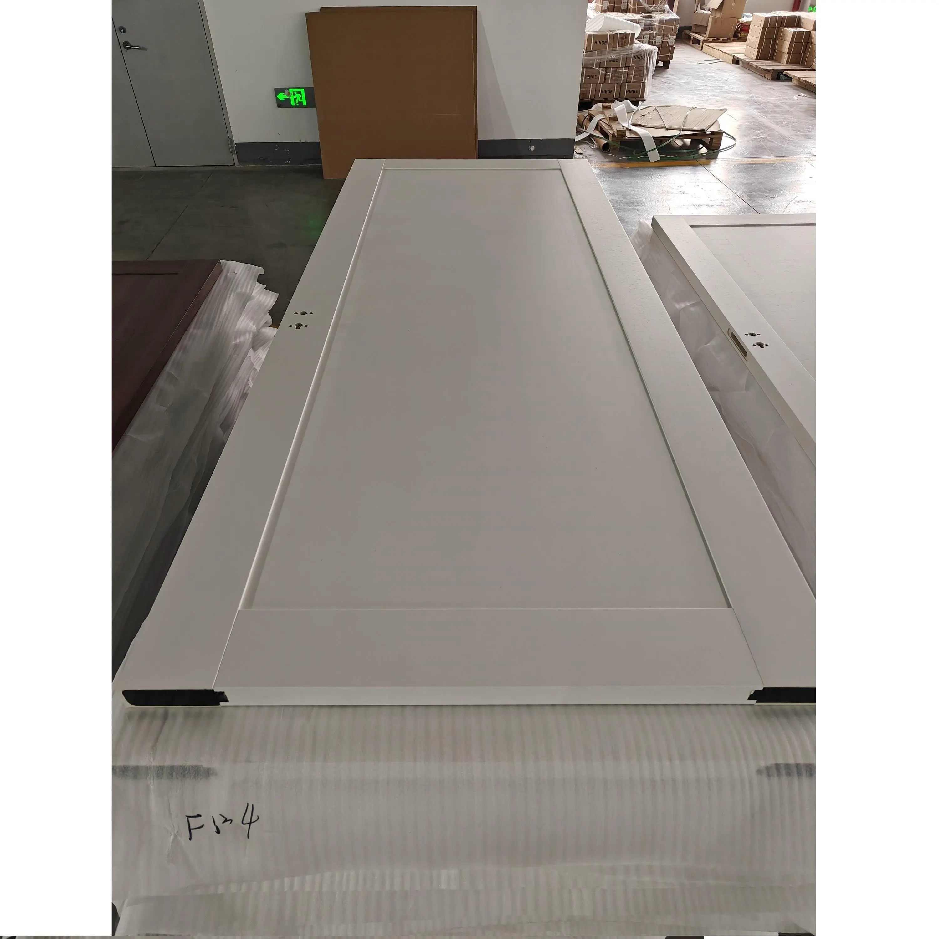 Porta de correr francesa WPC moderna, porta de banheiro de vidro à prova  d\u002639;água para uso doméstico, image size:3000x3000