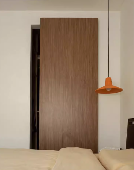 WPC Sürgülü Kapı Su Geçirmez <000000> Hastane, Banyo ve Yatak Odası için Dayanıklı Sürgülü Kapı 4