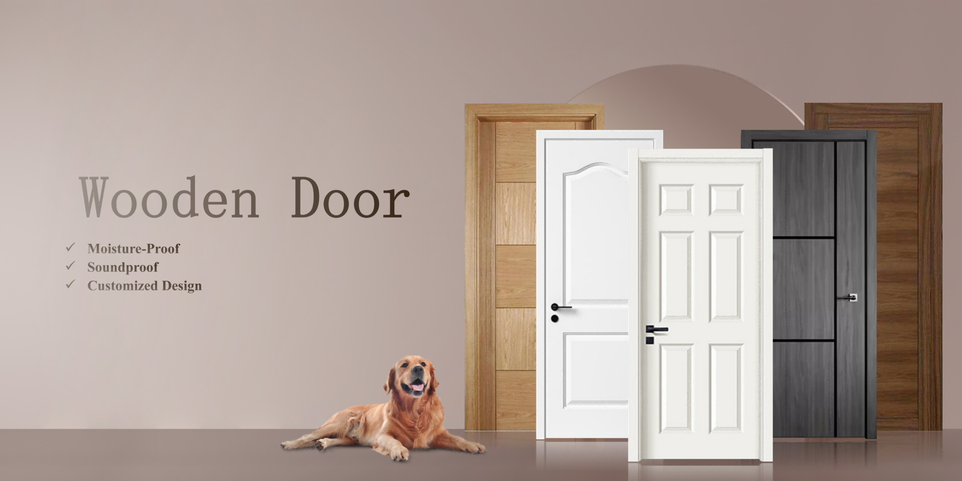 مصنع الأبواب الخشبية في الصين