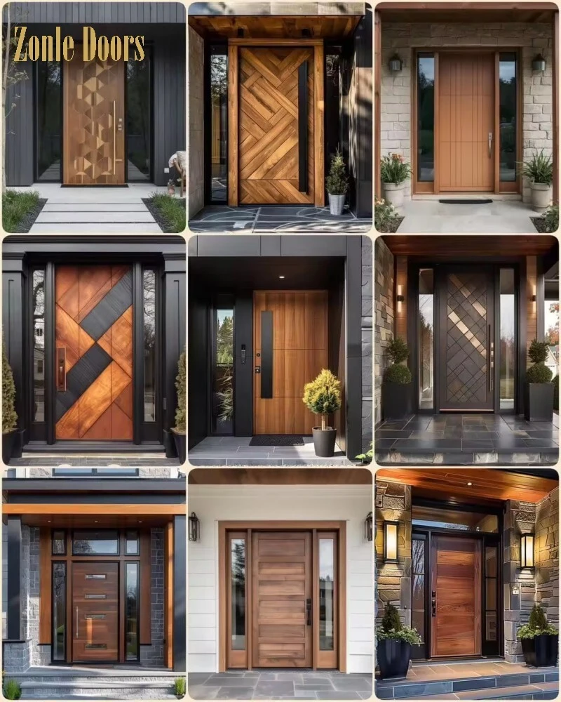 Porte d'entrée pivotante de dernière conception, sculpture 3D, acier,  aluminium, entrée de sécurité, simple, grande porte principale extérieure  en bois pour appartement, image size:800x1000