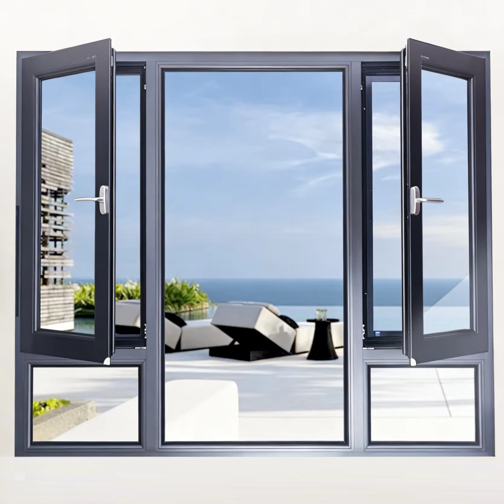 ZONLE Customizable Openable Thermal Break Aluminum Window with Advanced ...