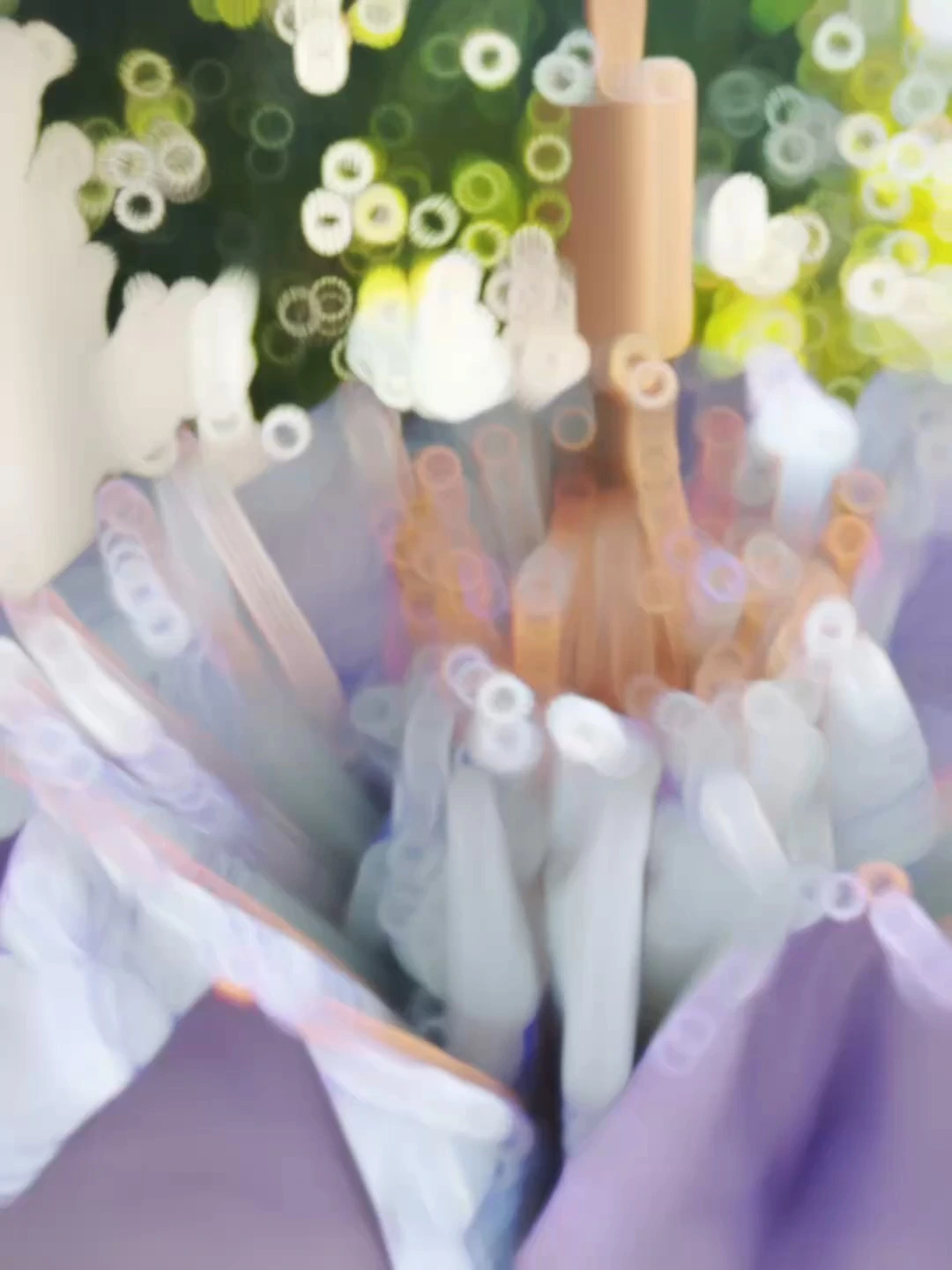 16 Ribs Small Fresh Color Pattern Sunscreen Umbrella for UV Protection 1