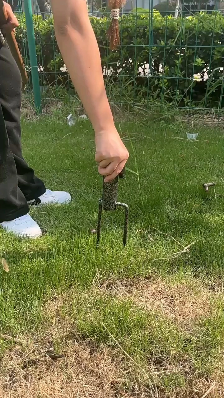 Iron Ground Plugs for Soft Grass Insertion - Secure and Reliable Solution 1