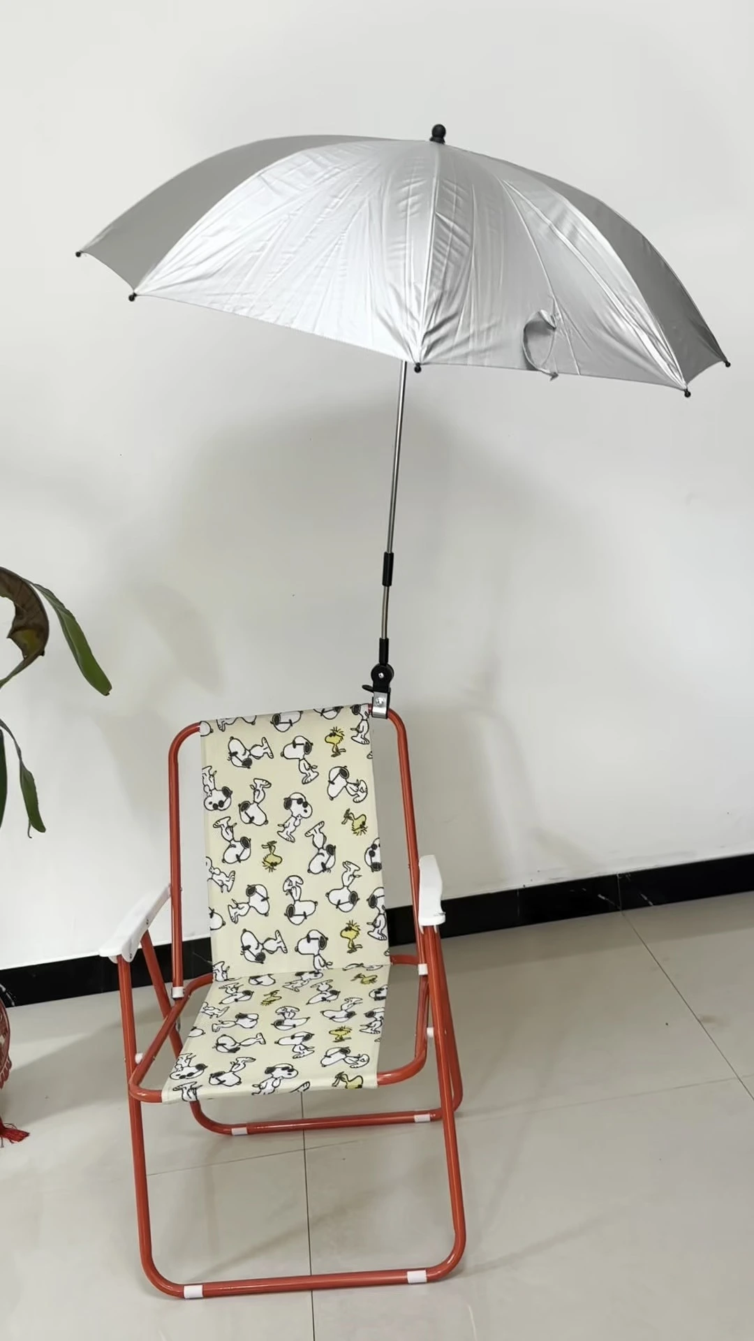 23 sølvfarvet klemmeparaply til voksne til erhvervsbrug 1