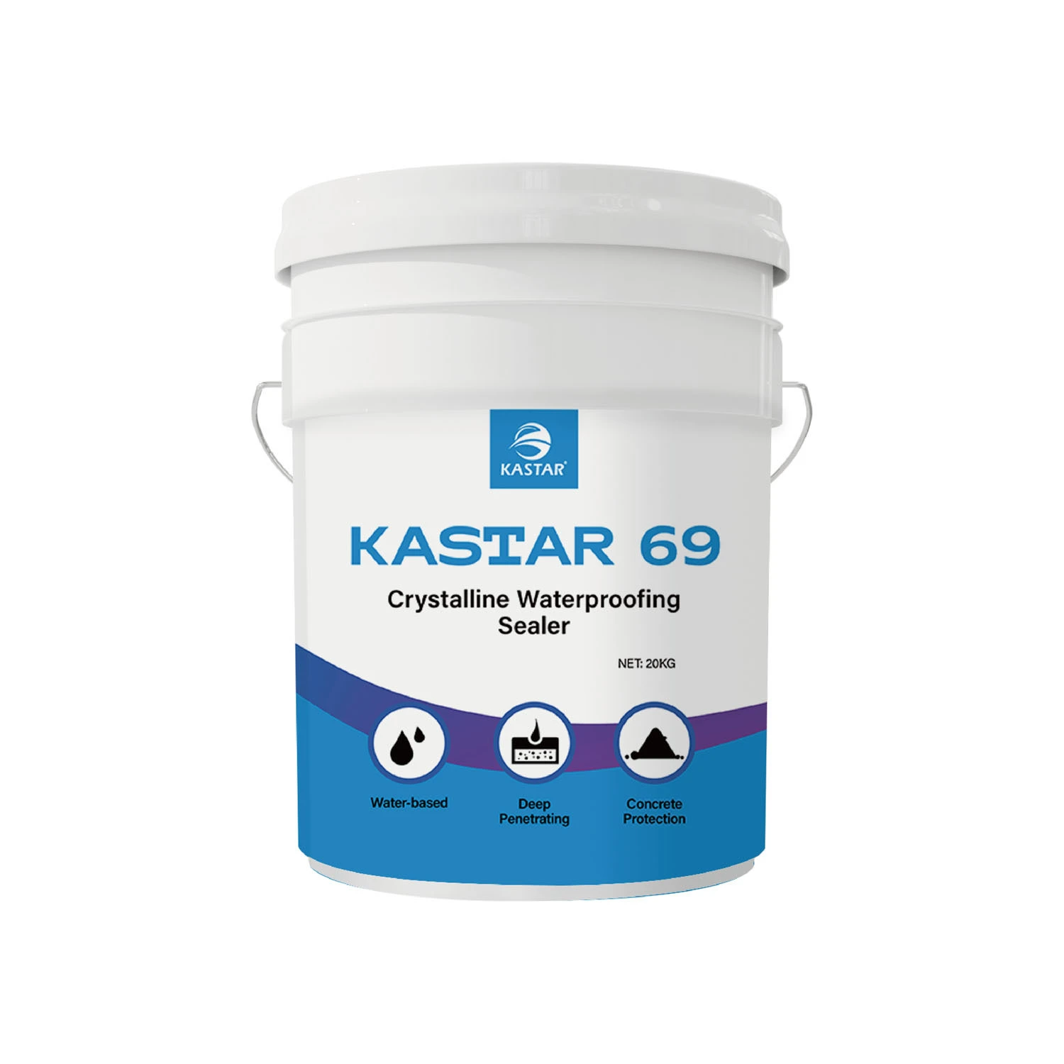KASTAR69 Selador de impermeabilização cristalina para cimento de concreto e superfícies traseiras 1