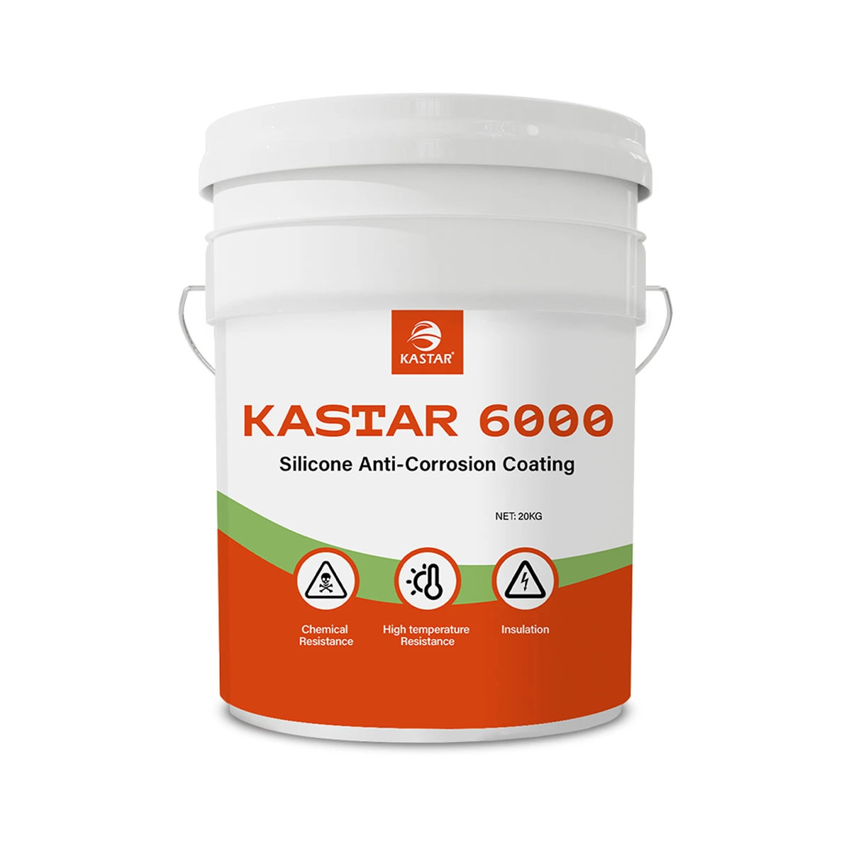 Cubo anti corrosivo de silicona kastar6000 para la industria química, la industria del acero y las instalaciones municipales en las ciudades costeras 1