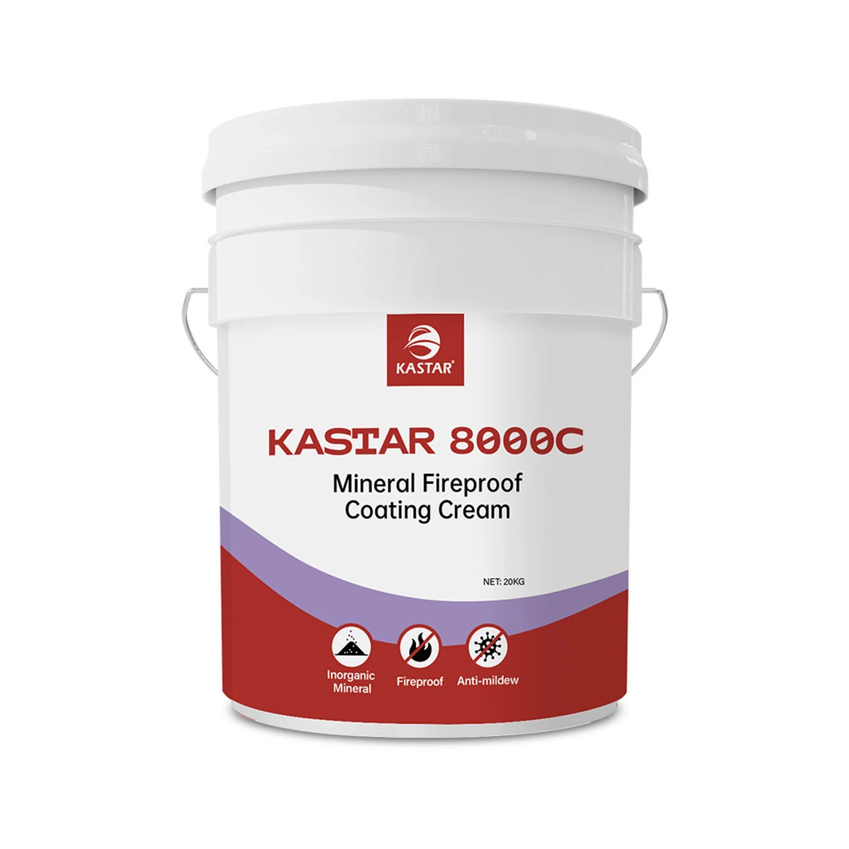 KASTAR 8000 Mineral à prova de fogo creme-A2 não combustível, zero voc, tinta interior anti-molde para paredes 1