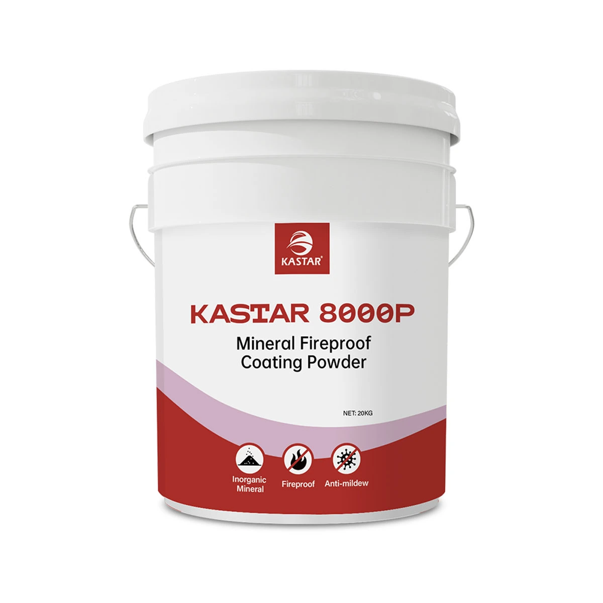 KASTAR 8000 Mineral Incêndio em pó-A2 não combustível, zero voc, tinta interior anti-molde para paredes 1