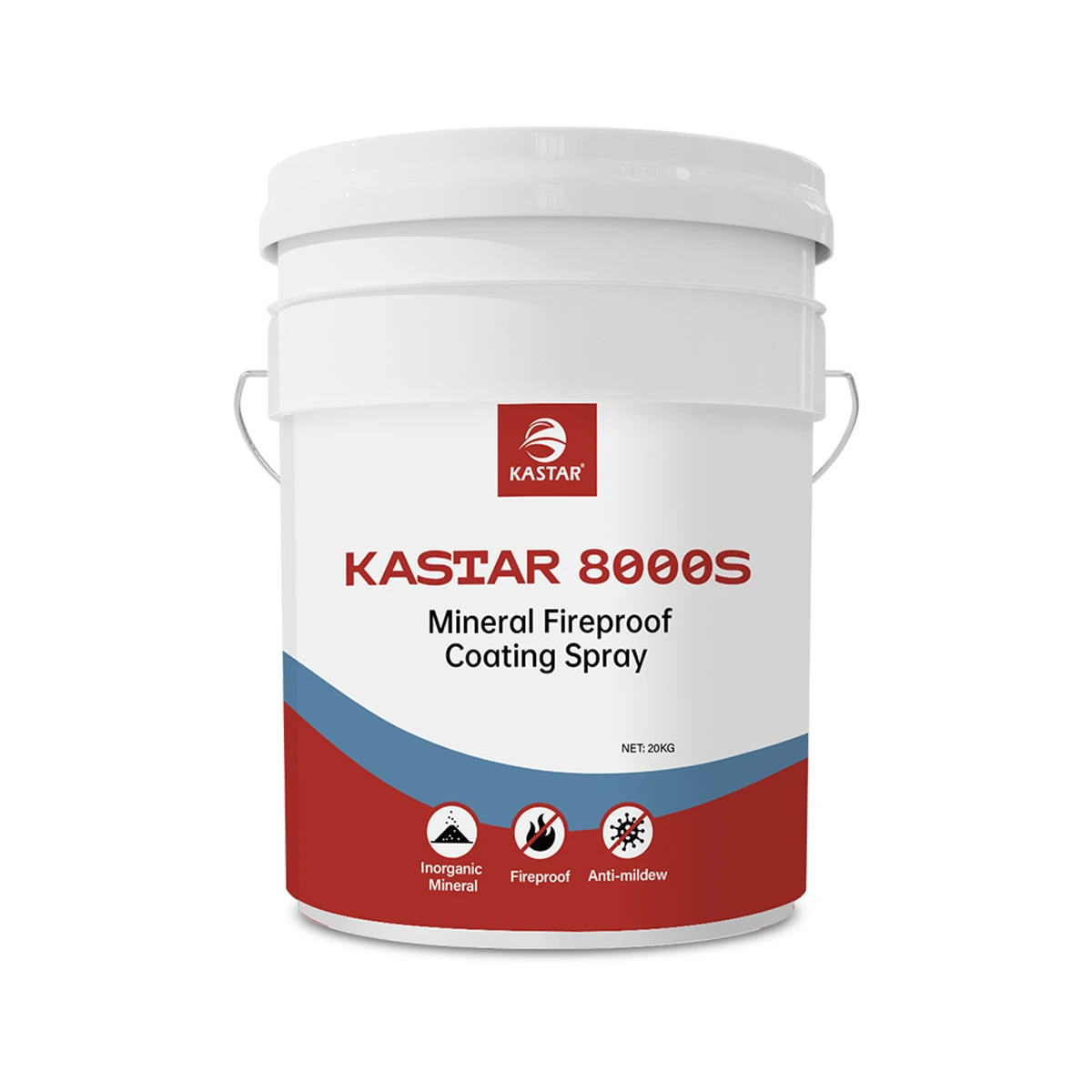 Kastar 8000 Mineral Fireproof Coating Spray - A2 Non-Combustible, Zero VOC, Anti-Mold Interior Paint for Walls 1