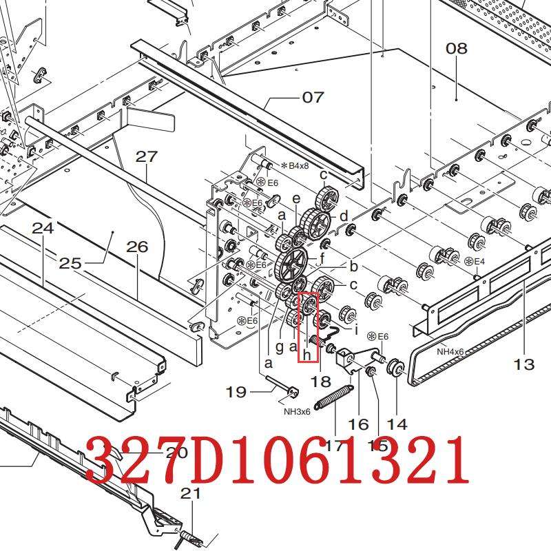 Brand New 327D1061321 Gear D20T, Drive Gear Spare Part for Fuji Frontier 500 550 570 Digital Minilab 3